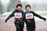 Polanikowy Bieg Mikołajkowy w Piotrkowie, najmłodsi biegacze rywalizowali na Stadionie Miejskim Concordia ZDJĘCIA