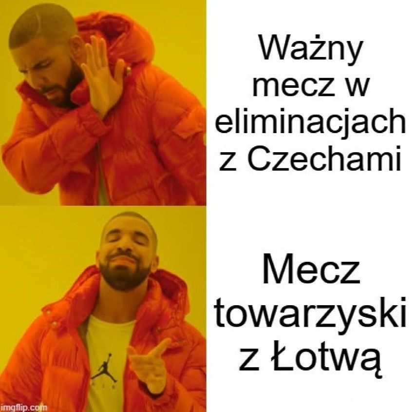 Najlepsze memy po meczu Polska - Łotwa...