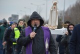 Męski różaniec znów w Bełchatowie, 5.12.2020. Na ulice wyszli Wojownicy Maryi