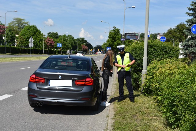 Policyjna akcja przy ulicy Słonecznej w Tarnowie