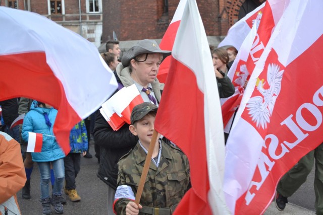 Narodowe Święto Niepodległości w Malborku w 2015 roku.