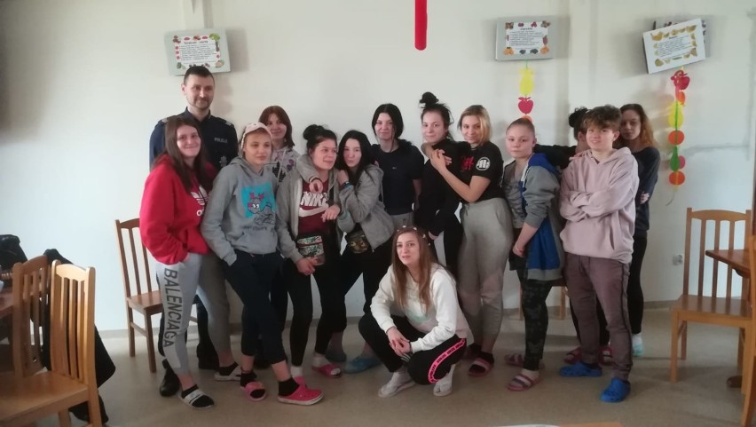 Policjanci spotkali się z wychowankami Młodzieżowego Ośrodka Wychowawczego w Jastrowiu