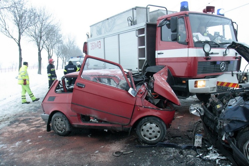 Ranni w wypadku w Wilczycach (ZDJĘCIA)