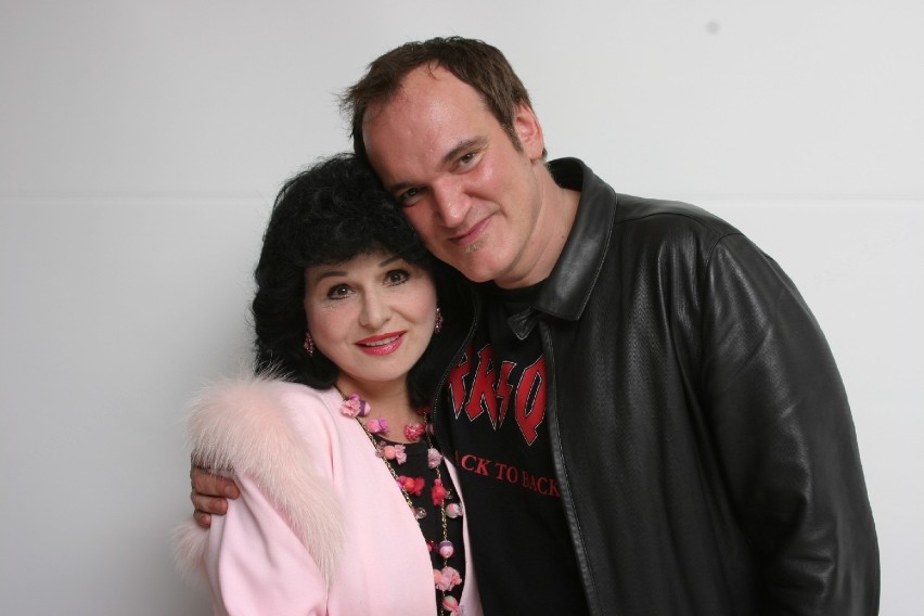 Yola Czaderska-Hayek i Quentin Tarantino