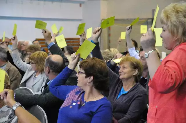 Walne w SSM, głosowanie spółdzielców z osiedla Widok