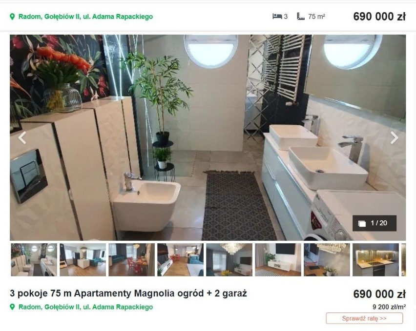 Ile kosztuje luksusowy apartament na sprzedaż w Radomiu?...