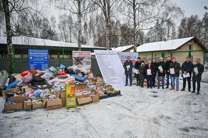 "Charytatywnie dla zwierząt" w Częstochowie. Zebrano prawie 4 tony karmy, a także ponad 300 koców i leżanek
