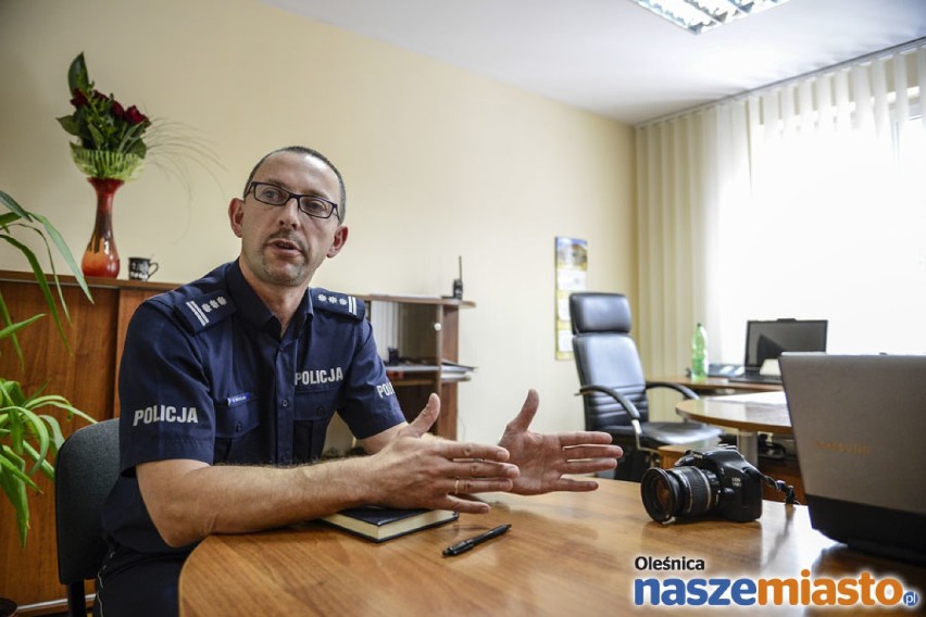 Nowy komendant policji w Oleśnicy Robert Wodejko