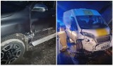 48-letnia kobieta doprowadziła do zderzenia czterech samochodów pod Wałbrzychem - zdjęcia
