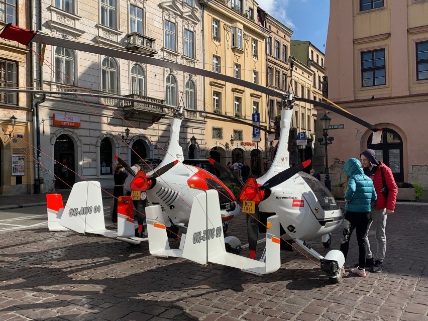 Wiatrakowce na ulicach Krakowa