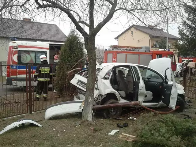 Wypadek w miejscowości Cienin Perze