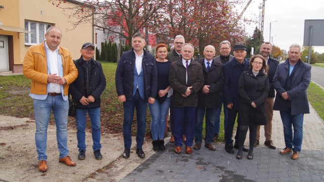 Inwestycja jest przykładem współpracy Powiatu Oleśnickiego z lokalnym samorządem