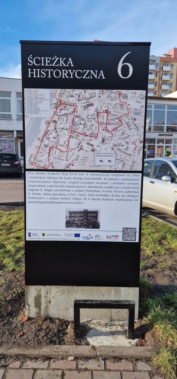 Ścieżka historyczna po śródmieściu Malborka