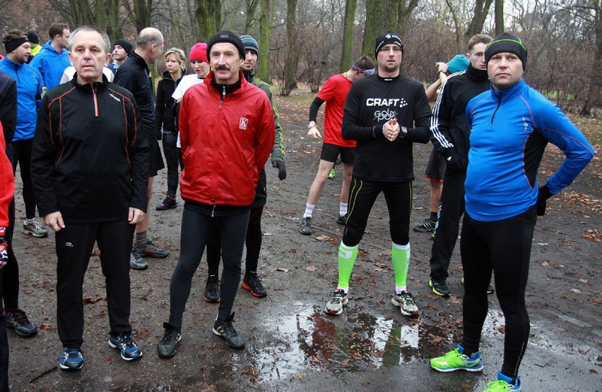 Parkrun Łódź. Bieg w parku Poniatowskiego - 13 grudnia 2014