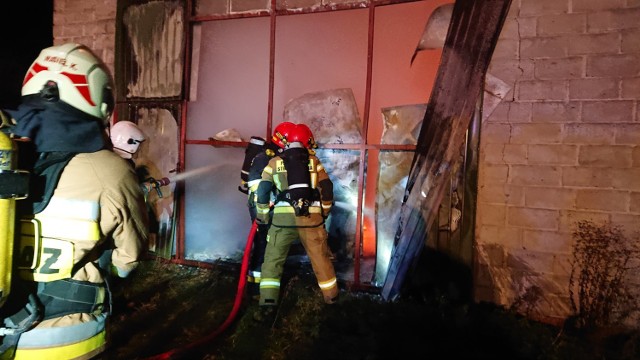 Gmina Lgota Wielka: Pożar i wybuch butli z acetylenem w Brudzicach