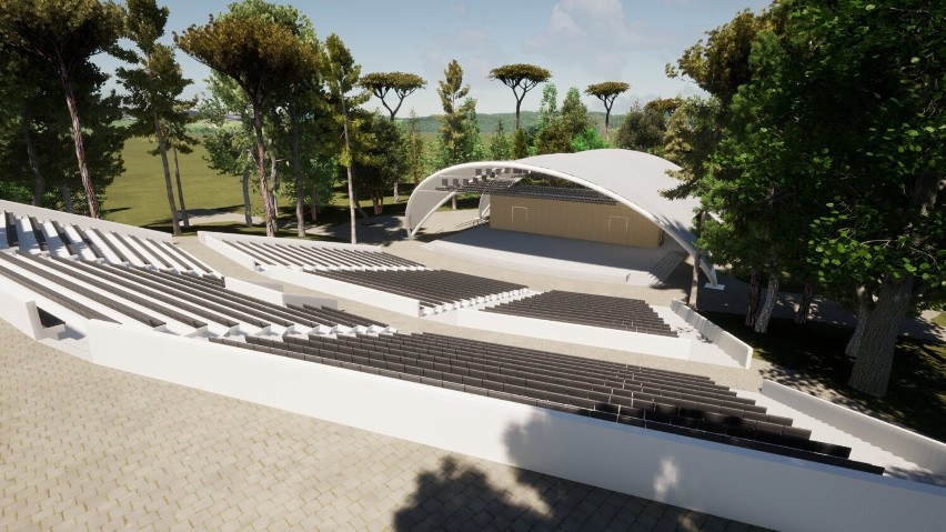 Czarnkowski park zyska nowe oblicze, w pierwszej kolejności przebudowany zostanie amfiteatr