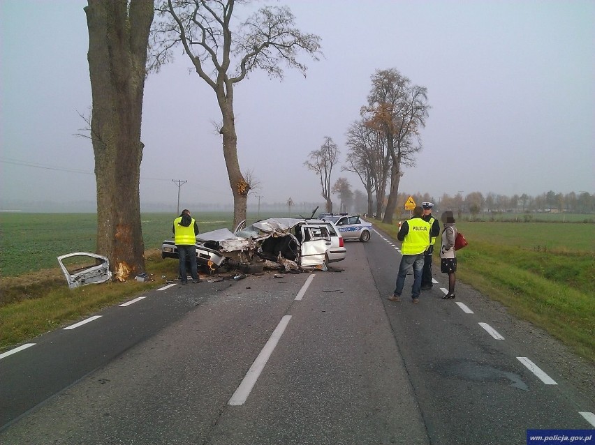 Wypadek w Łojdach. Zginął 44-letni kierowca
