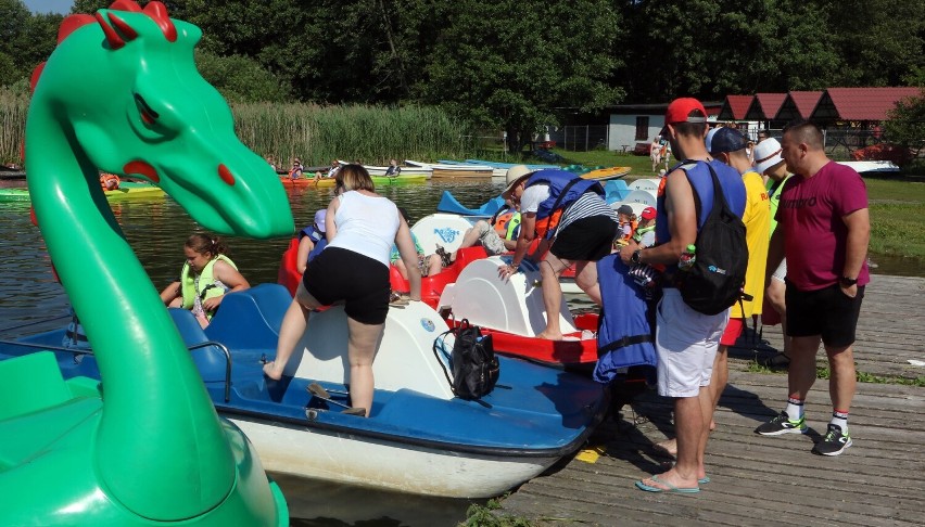 Spływ kajakowy po Rudniku w Grudziądzu