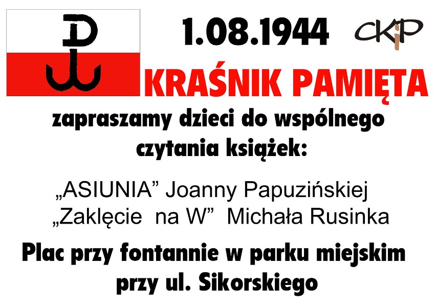 Obchody rocznicy wybuchu Powstania Warszawskiego w Kraśniku.