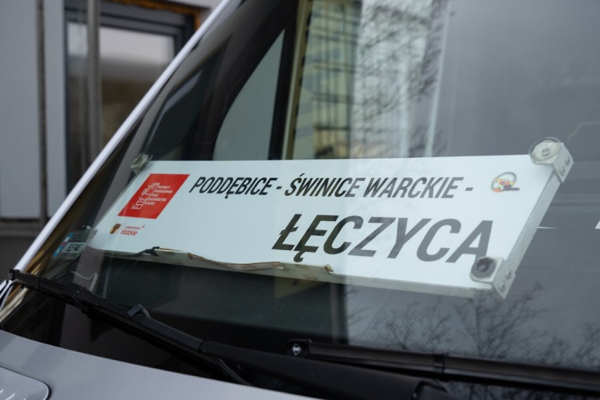 Poddębice-Łęczyca. Jedna z dwóch nowych linii autobusowych uruchomionych w Łódzkiem przez samorząd województwa ZDJĘCIA