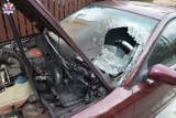 Biłgoraj: 28-latek podpalił samochód mieszkanki Lubartowa