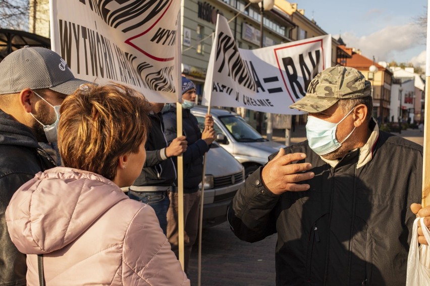 Chełm. Mieszkańcy protestują przeciwko wytwórni mas bitumicznych 