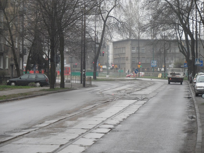 Ulica Sobieskiego w Sosnowcu częściowo zamknięta [ZDJĘCIA]