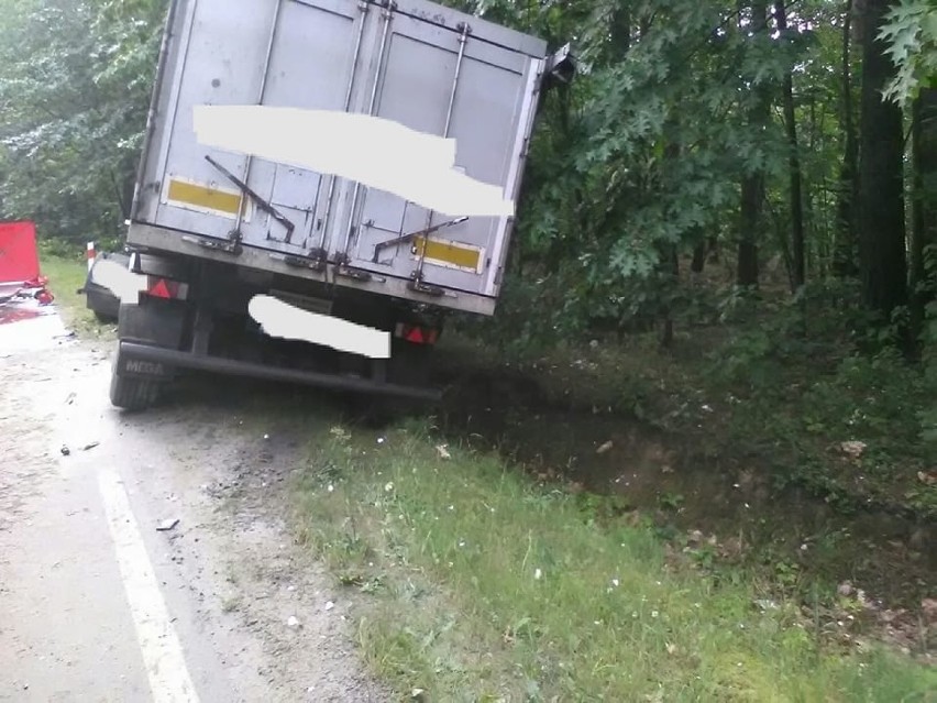 Wypadek w Borzęcinie. Zderzyły się dwie ciężarówki, jedna osoba zginęła [ZDJĘCIA]
