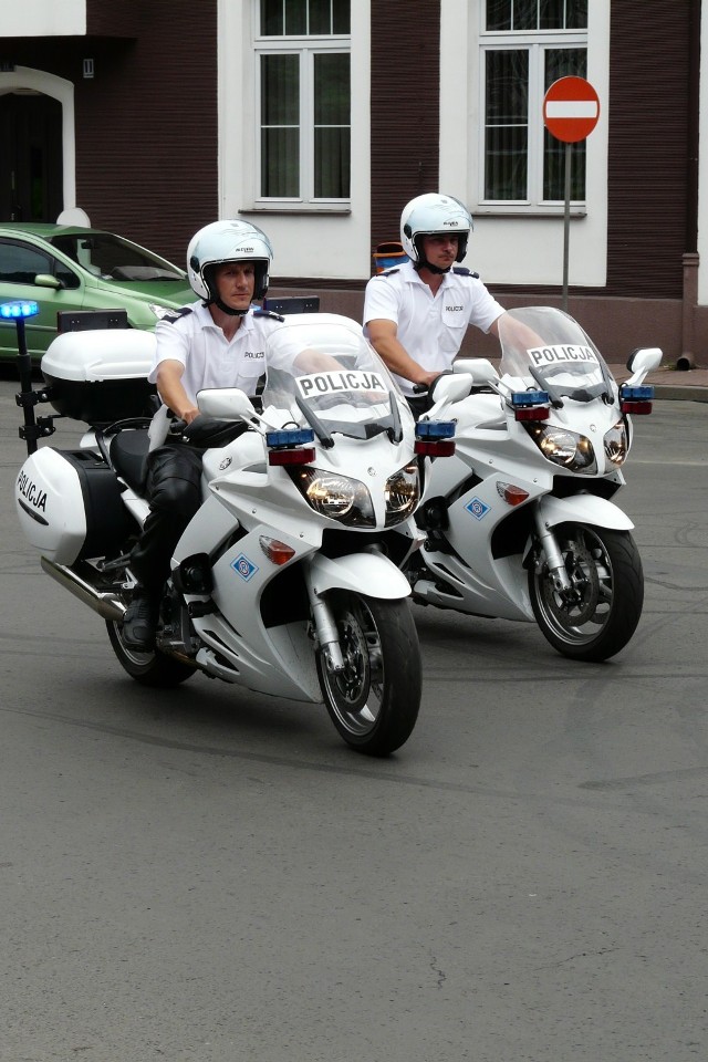 Obecnie policjanci z wieluńskiej drogówki mają do dyspozycji dwa oznakowane motocykle