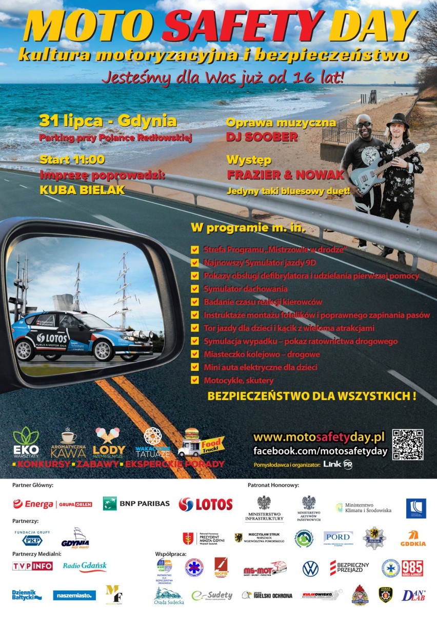 16. edycja Moto Safety Day już 31 lipca w Gdyni na parkingu...