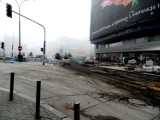 Przebudowa centrum Katowice: zamiast likwidować Skośną, zerwali asfalt z Mickiewicza ZDJĘCIA