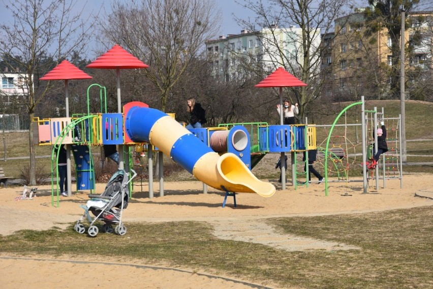 Plac zabaw w Parku 600-lecia w Wągrowcu
