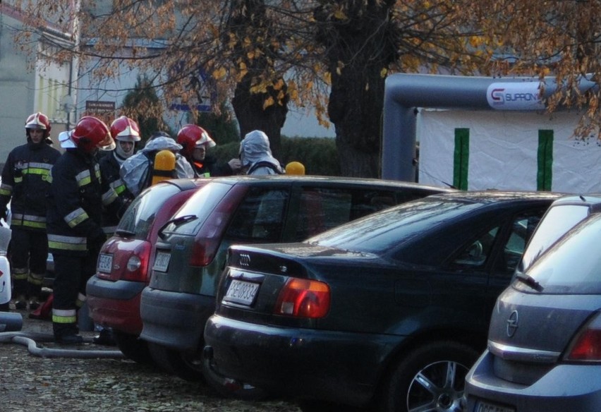 Śrem: Strażackie ćwiczenia w starej części miasta [ZDJĘCIA]