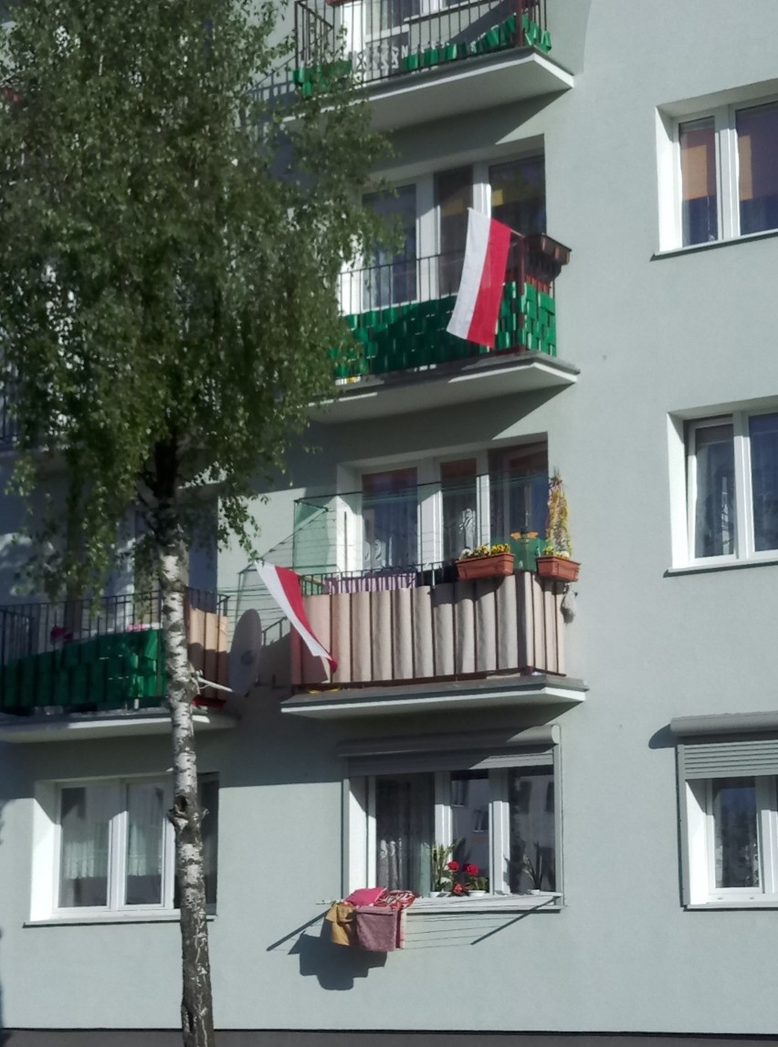 Biało-czerwone flagi zawisły na ulicach Wągrowca. Dziś mamy Dzień Flagi Rzeczypospolitej Polskiej [ZDJĘCIA]
