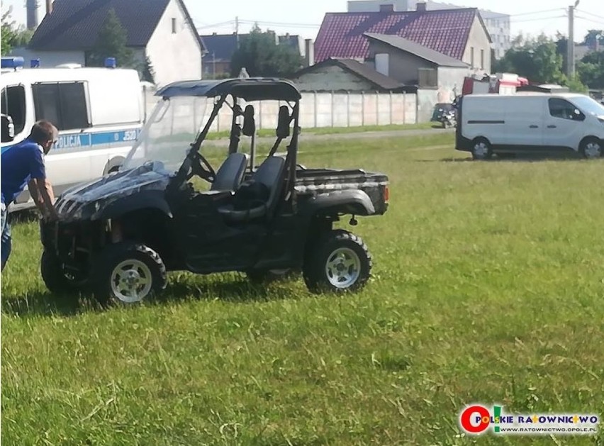 16-latka poszkodowana w wypadku quada w Zdzieszowicach.
