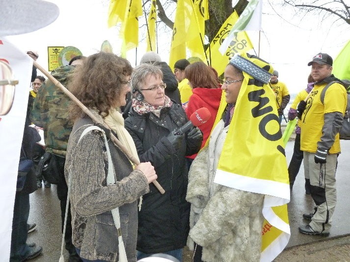 Szczecin protest. Więcej zdjęć z antyatomowego protestu