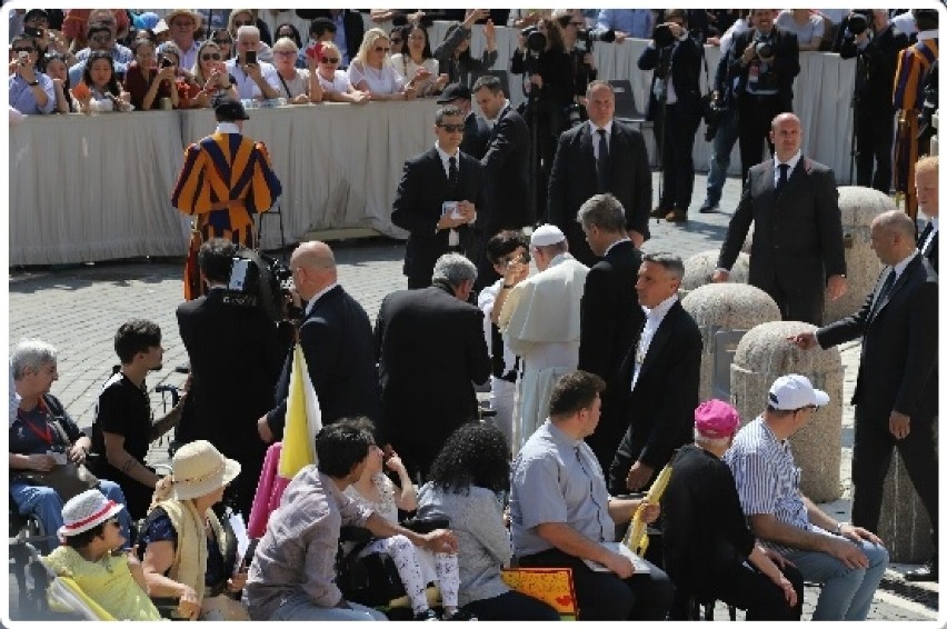 Spotkanie papieża Franciszka z delegacją wałbrzyskiego...