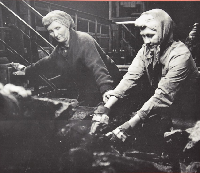Pracownice kopalnianej płuczki w latach 70.
