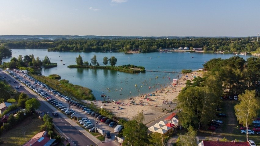 Zalew Kryspinów znane kąpielisko pod Krakowem