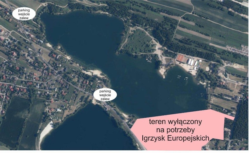 Mapa pokazująca zalew w gminie Liszki i miejsce zajęte na...