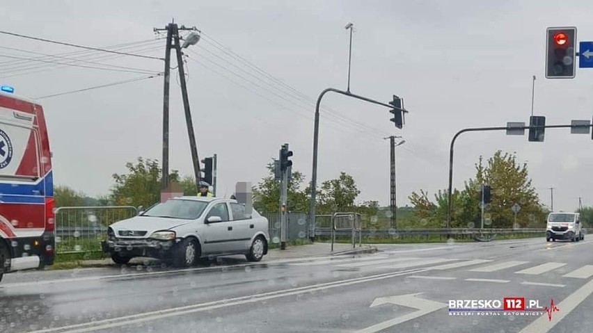 Zderzenie opla i nissana na drodze krajowej nr 94 w...