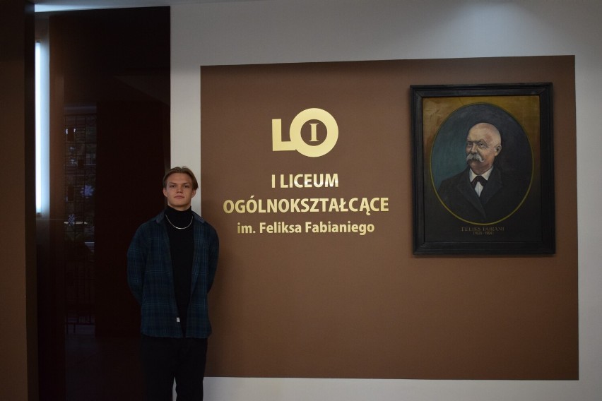 Marcin Rodzik, uczeń I LO w Radomsku. finalistą Olimpiady „O Diamentowy Indeks AGH"