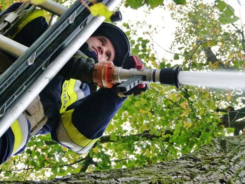 Pożar kościoła w Kliczkowie Małym. To w ramach manewrów...