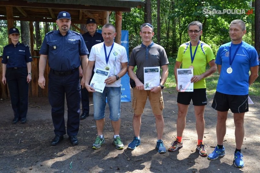 Policjanci z Kłobucka na Wojewódzkich Mistrzostwach Policji w Biathlonie Letnim [FOTO]