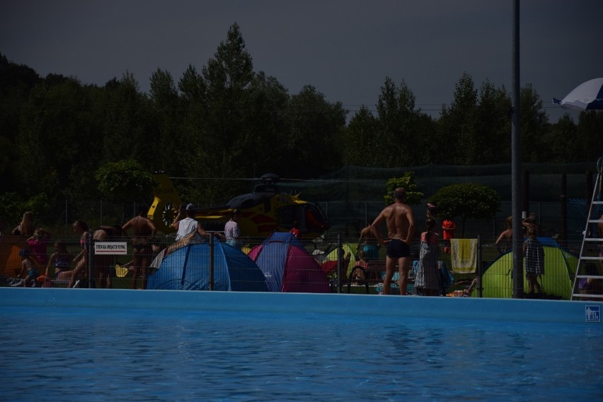 Na kąpielisku w Głuchołazach zasłabło 4-letnie dziecko. Przyleciał LPR