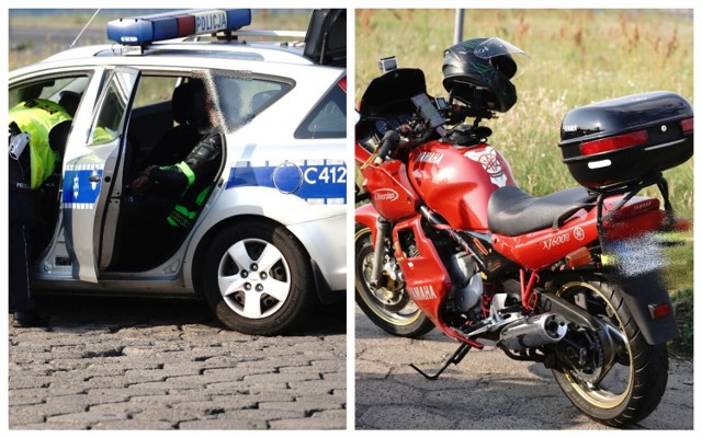 Zatrzymanie nietrzeźwego motocyklisty na tamie we Włocławku