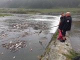 Nowy Targ. Wysprzątali ze śmieci Biały Dunajec. Z rzeki wyciągnęli już 200 kg odpadów 