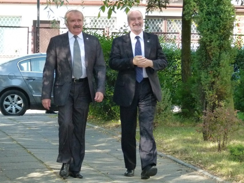 Antoni Macierewicz na spotkaniu wyborczym z Krzysztofem Maciejewskim (PiS)