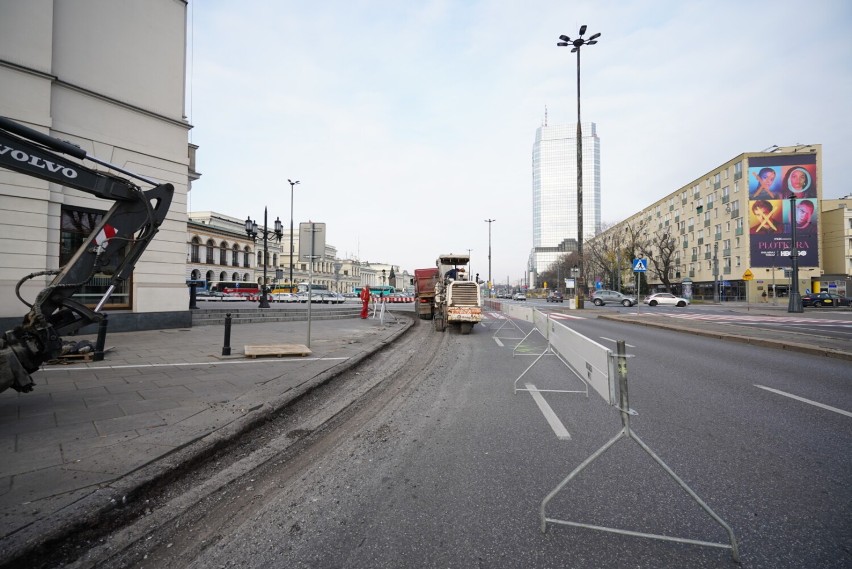 Nowe Centrum Warszawy. Ruszyła przebudowa przejścia dla pieszych przy pl. Bankowym. Będzie gotowe do końca roku