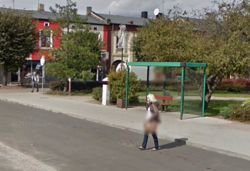 Mieszkańcy Zelowa na zdjęciach Google Street View